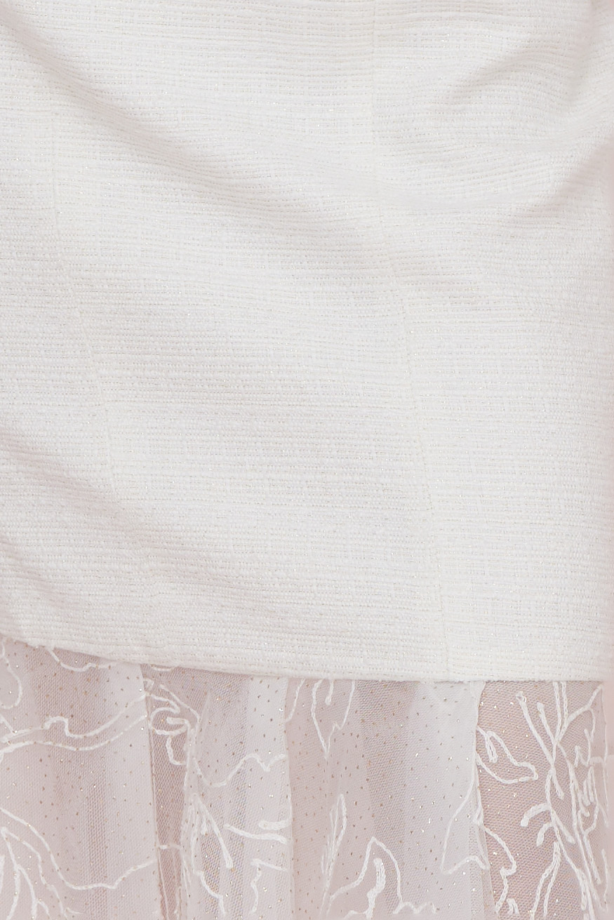 GRACIELA WHITE TWEED DRESS