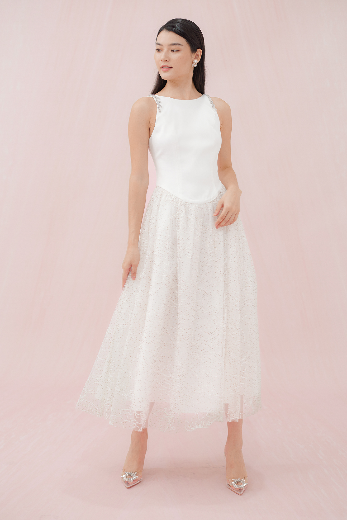 GISELLE DUSKY ROSE DRESS