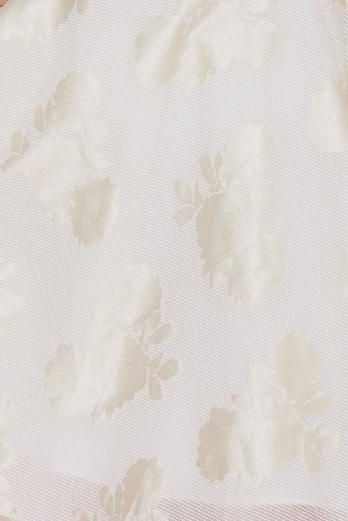 GLORIA WHITE JACQUARD DRESS