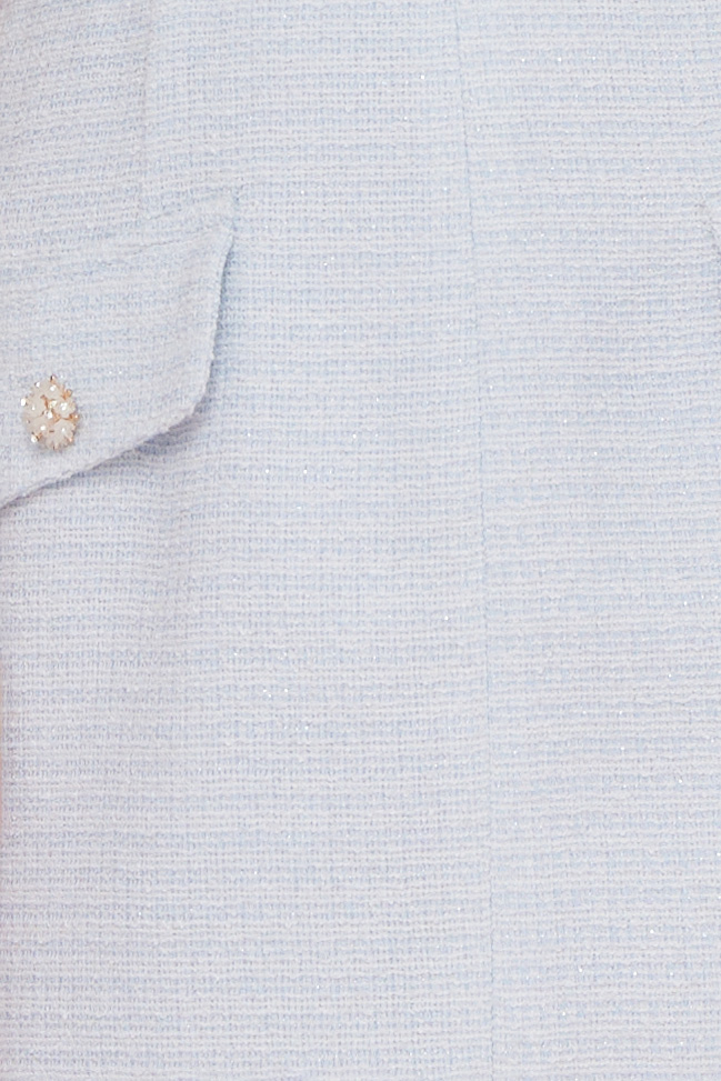 FABIOLA BLUE TWEED SKIRT