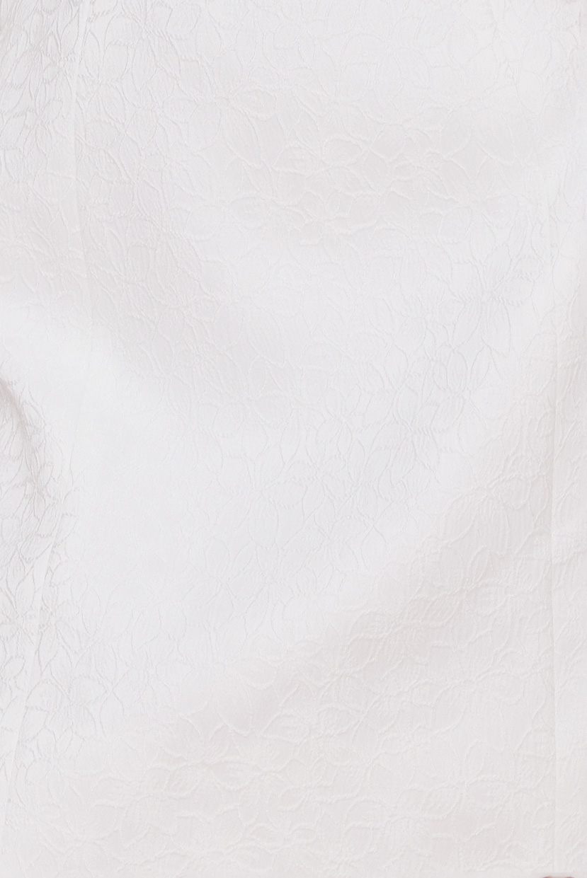 CLEMENTINE WHITE FLOWER JACQUARD DRESS