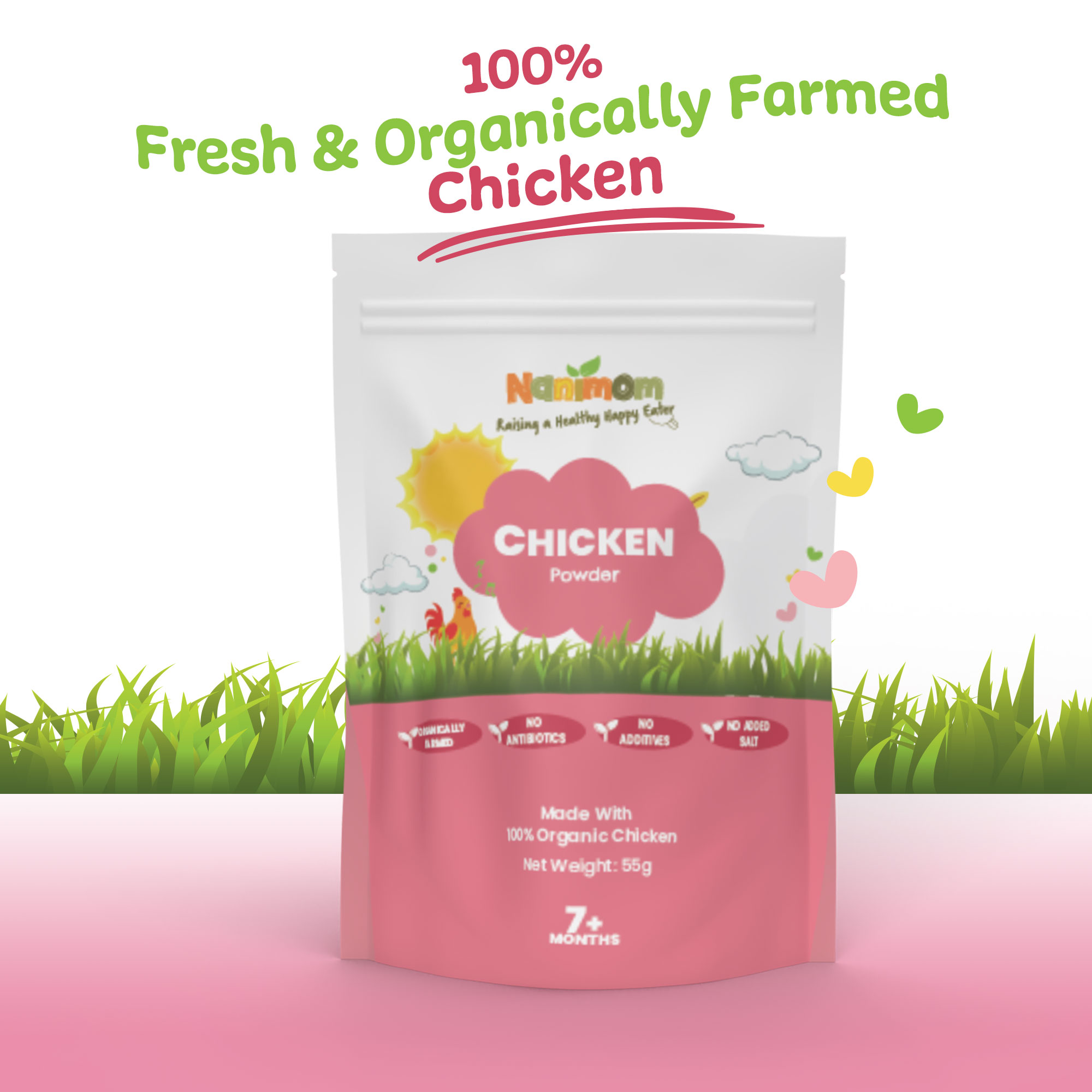 Nanimom Fresh Chicken Powder (Halal Chicken)