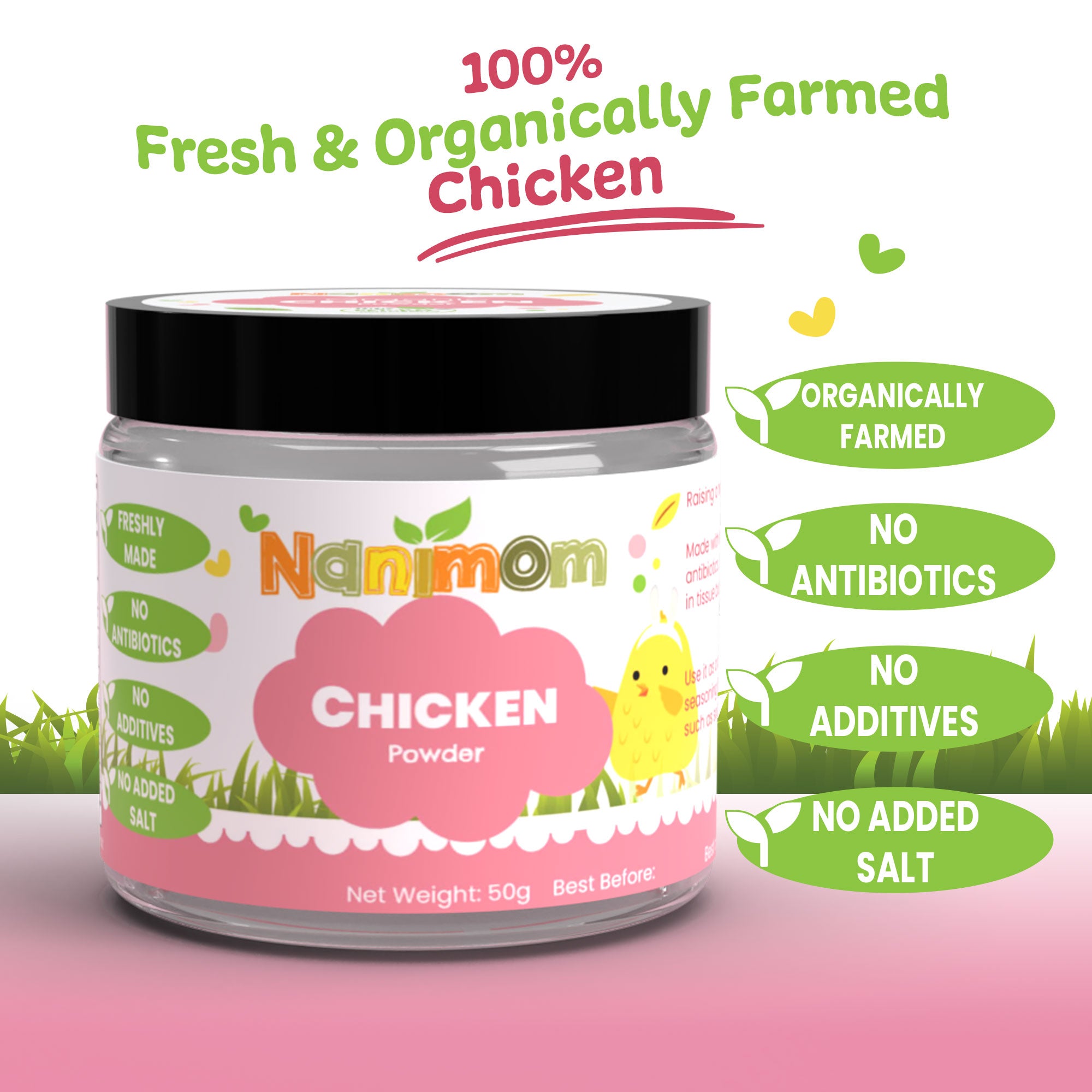 Nanimom Fresh Chicken Powder (Halal Chicken)