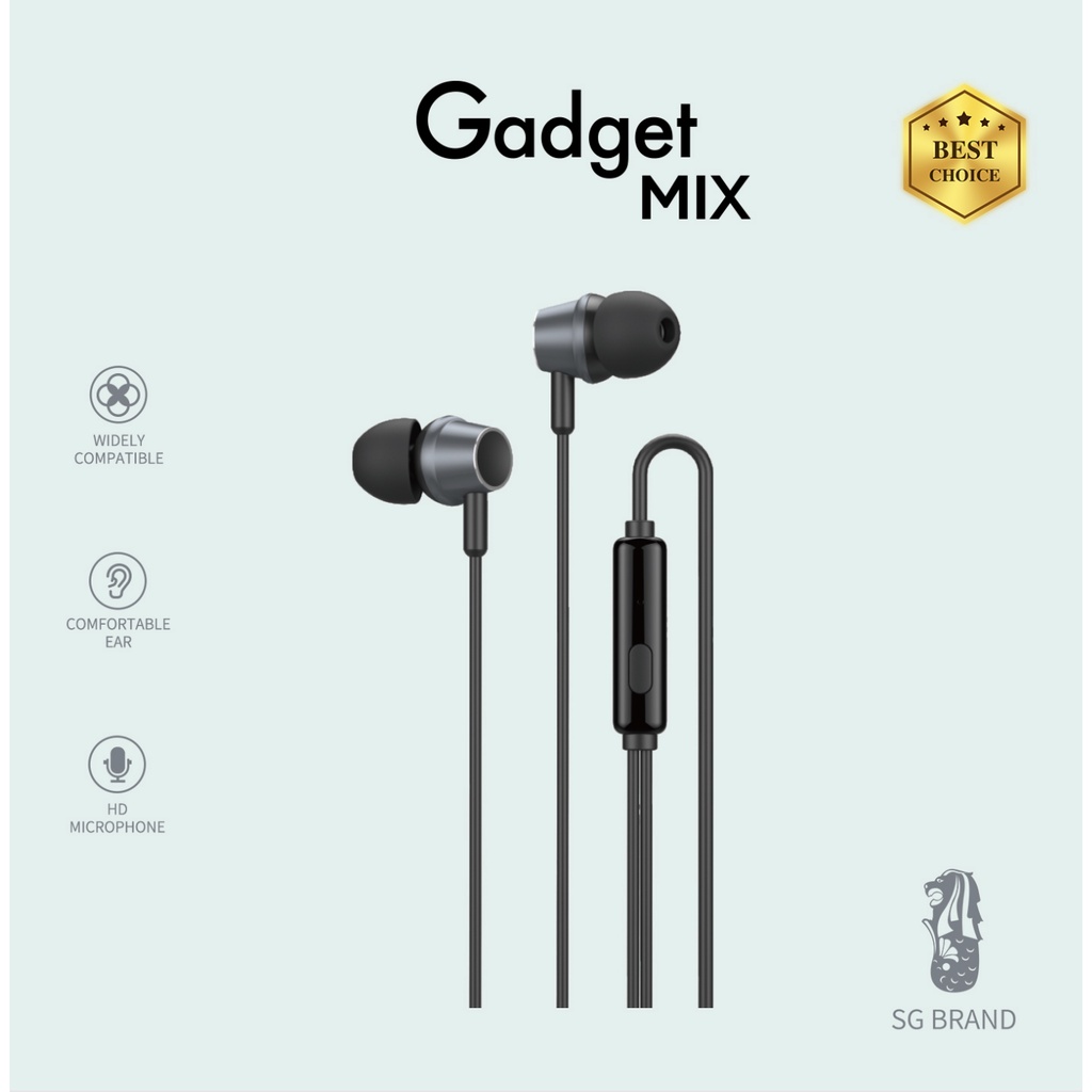 DIGINUT - E-17 3.5mm In-Ear Earphones/ Phone Calling And Music Function