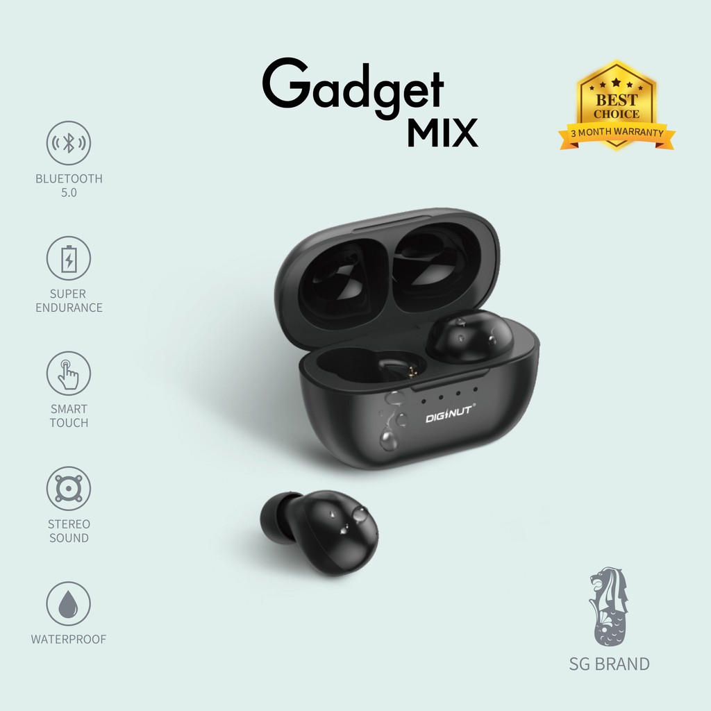 Gadget MIX DIGINUT T 11 TWS Bluetooth Earphone 5.0 Smart Touch