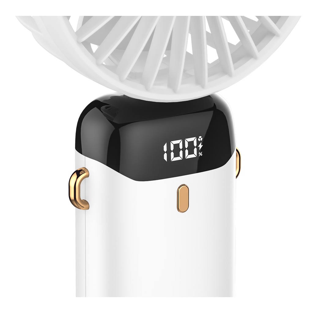 DIGINUT CL-27 Multi-function Handheld Fan/ Hands Free/ 90 Degrees Angle Adjustable/ LED Display