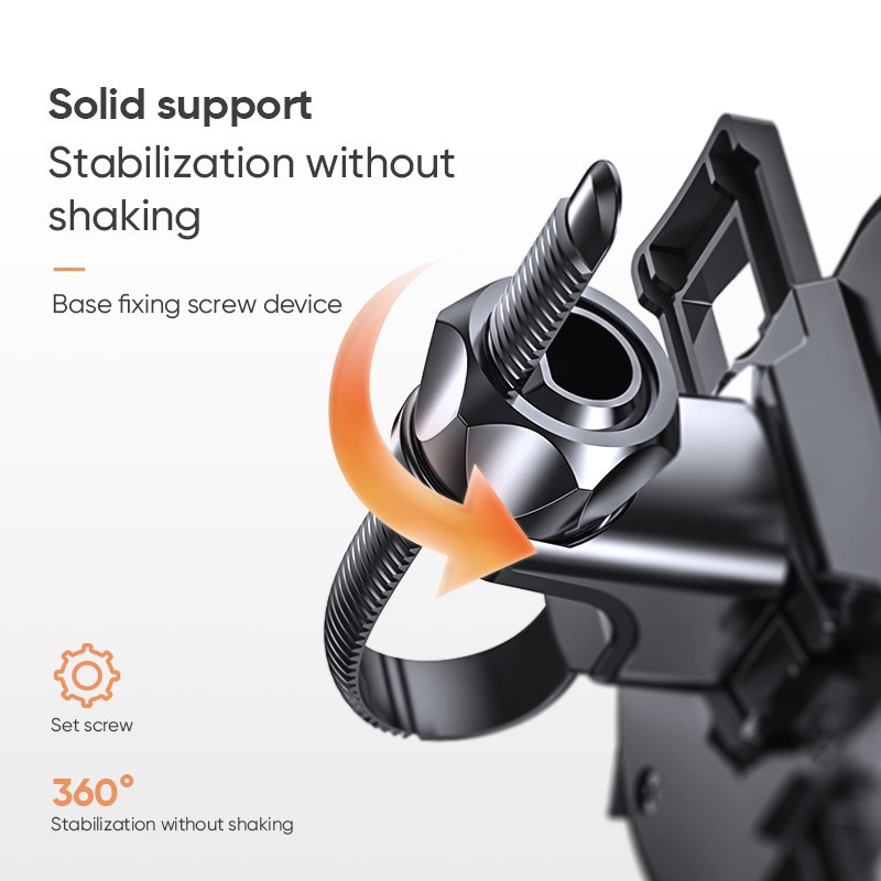 DIGINUT - CH-18 Motorcycle & Bike Phone Holder with cushion/Car Phone Holder