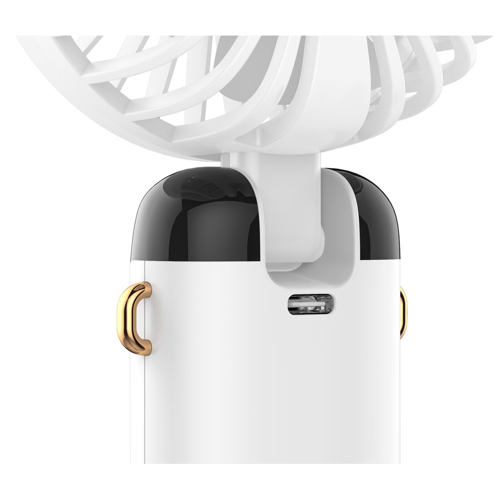 DIGINUT CL-27 Multi-function Handheld Fan/ Hands Free/ 90 Degrees Angle Adjustable/ LED Display