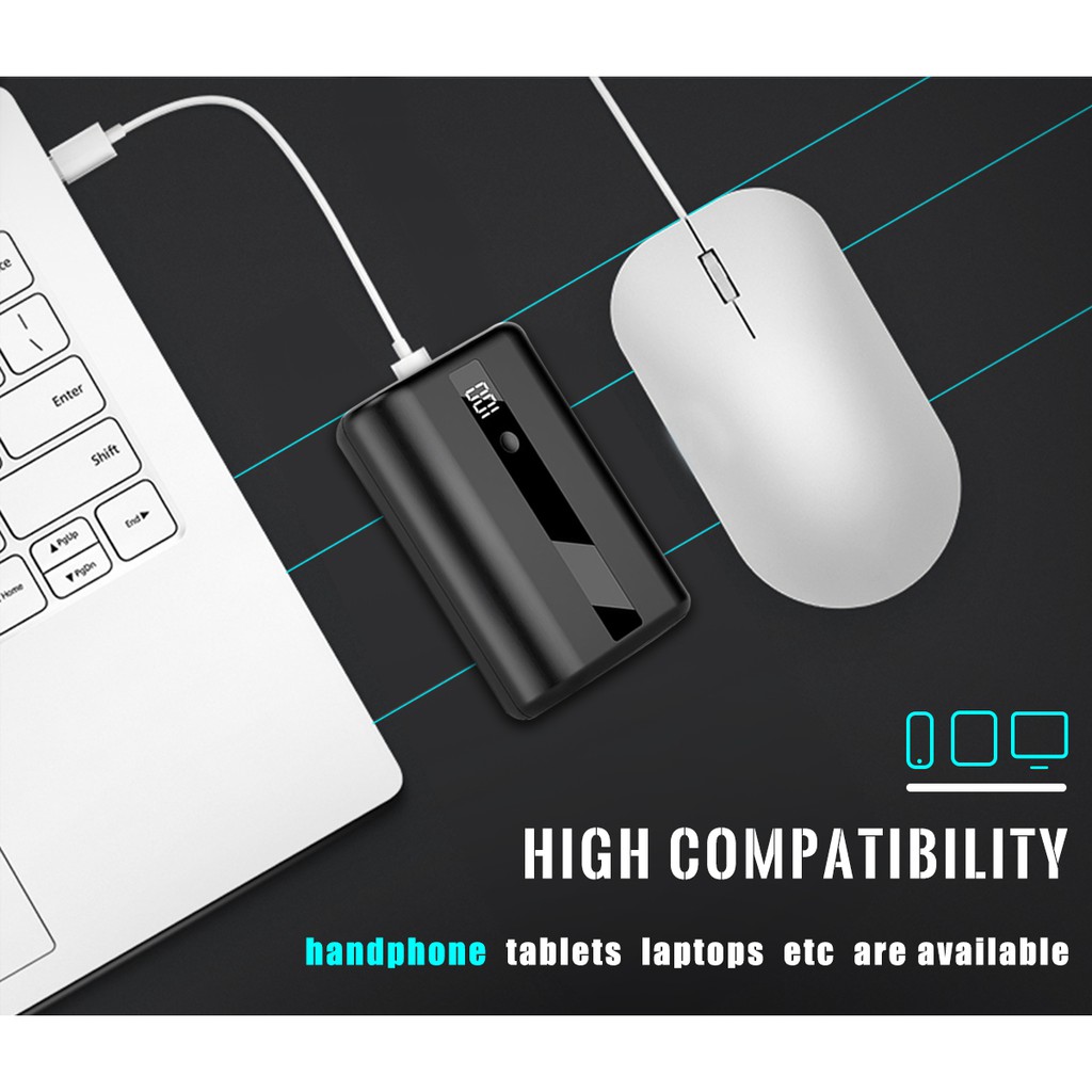 DIGINUT - P36 10000mAh PD+QC 18W Compact Power bank/PD 18W and QC 3.0 Fast Charging