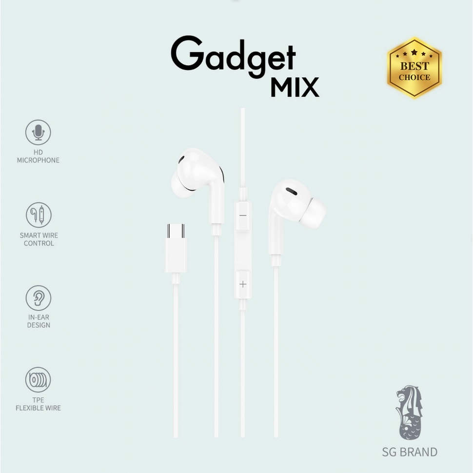 DIGINUT E-19 Lightning In-Ear Headphone/ 3.5mm/ Lightning/ Type-C/ Phone Call/ Comfortable To Wear