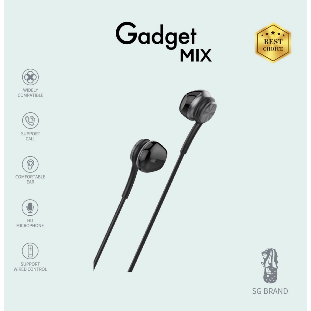 DIGINUT - E-18C Type-C In-Ear Earphones Grey/ Phone Calling And Music Function