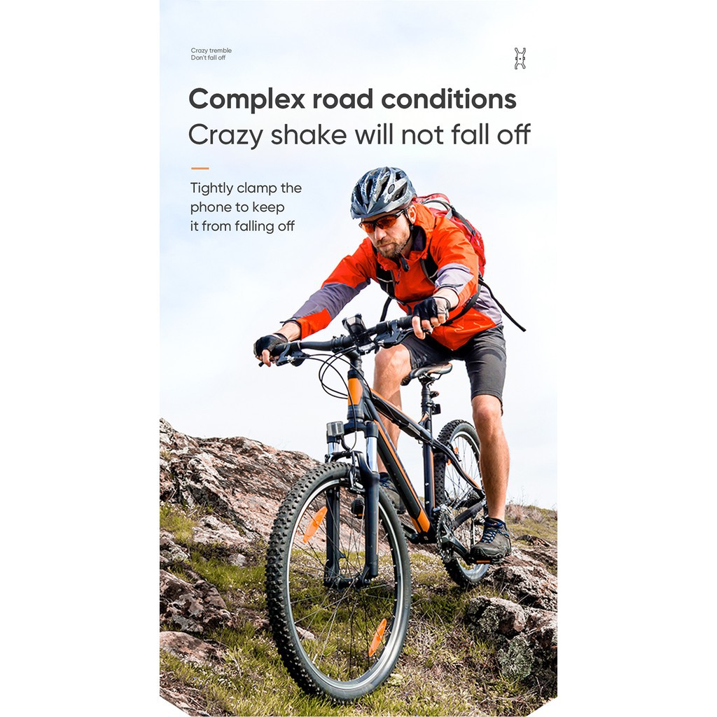 DIGINUT - CH-18 Motorcycle & Bike Phone Holder with cushion/Car Phone Holder