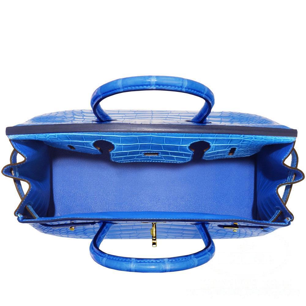 【HERMES】エルメス バーキン 30cm クロコダイル ゴールド金具