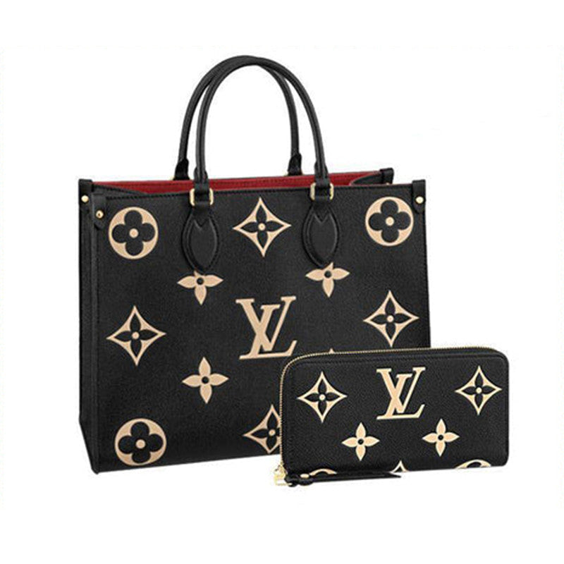 【Louis Vuitton】オンザゴー MM&長財布 2点セット お得 Ref:M45495+M80481