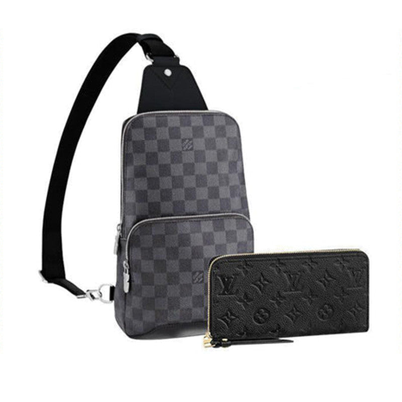 【Louis Vuitton】アヴェニュー・スリングバッグ 長財布 2点セット お得 Ref:N41719+M61864