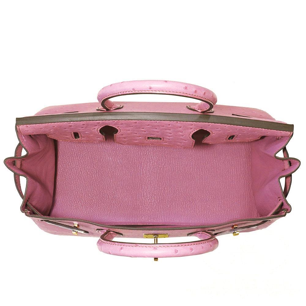 【HERMES】エルメス バーキン 30cm オーストリッチ ゴールド金具