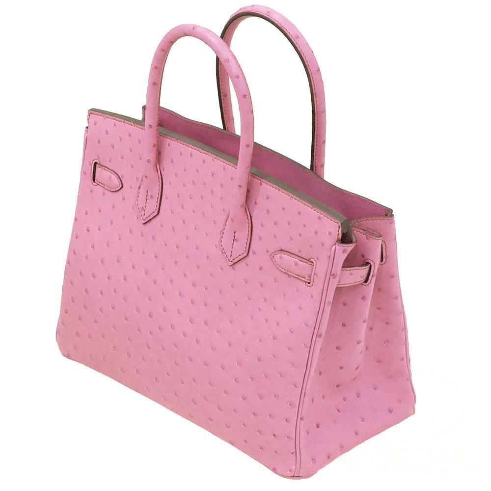 【HERMES】エルメス バーキン 30cm オーストリッチ ゴールド金具