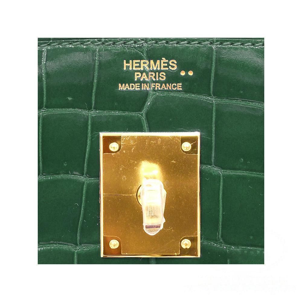 【HERMES】エルメス バーキン 30cm クロコダイル ゴールド金具