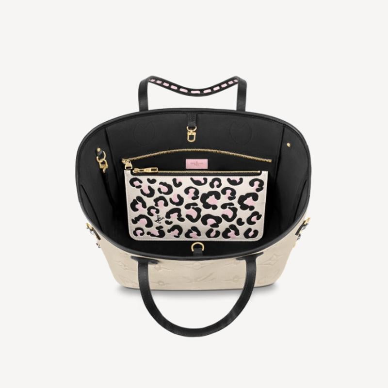 【Louis Vuitton】ネヴァーフル MM 長財布 2点セット お得 Ref:M58525+M80481