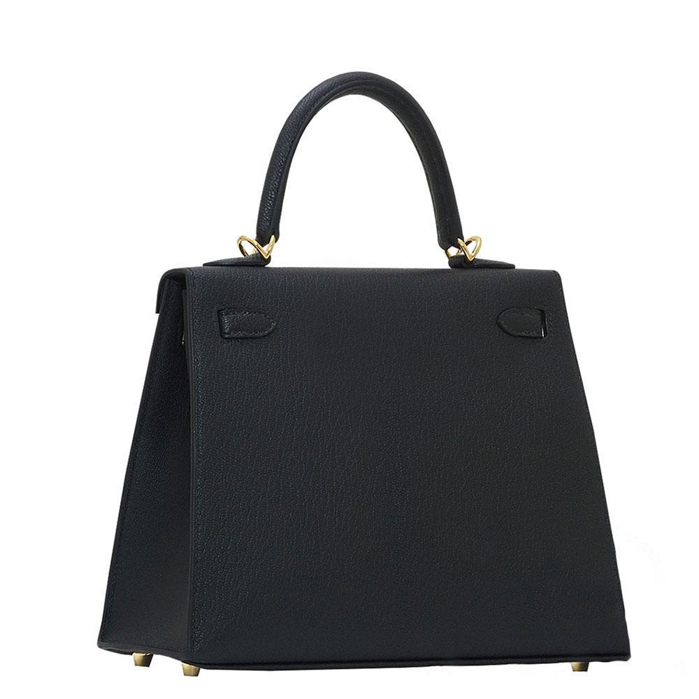 【HERMES】エルメス ケリー 25cm シェーブル ゴールド金具