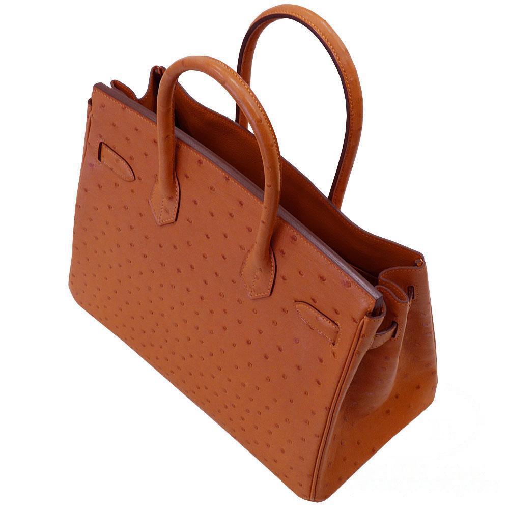 【HERMES】エルメス バーキン 30cm オーストリッチ ゴールド金具