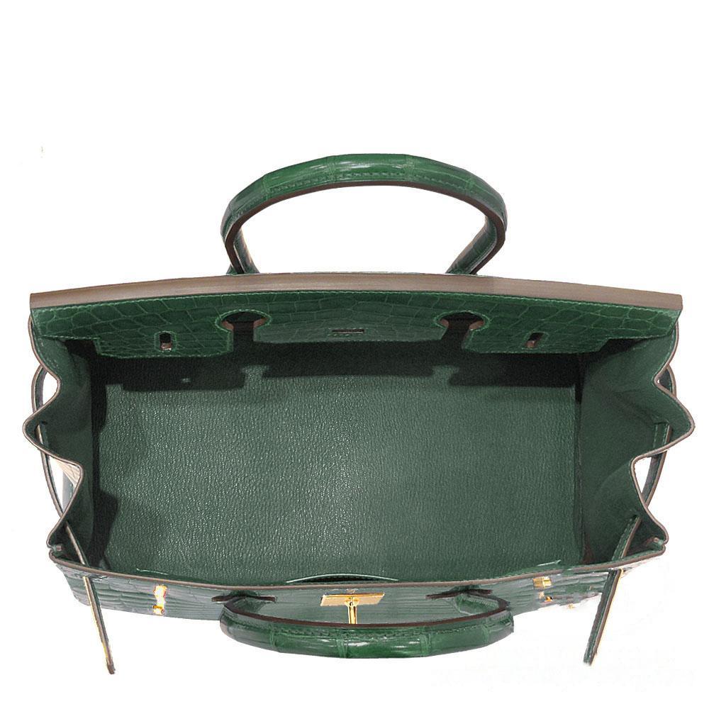 【HERMES】エルメス バーキン 30cm クロコダイル ゴールド金具
