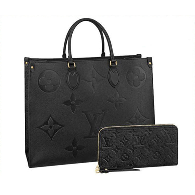 【Louis Vuitton】オンザゴー GM 長財布 2点セット お得 Ref:M44925+M61864