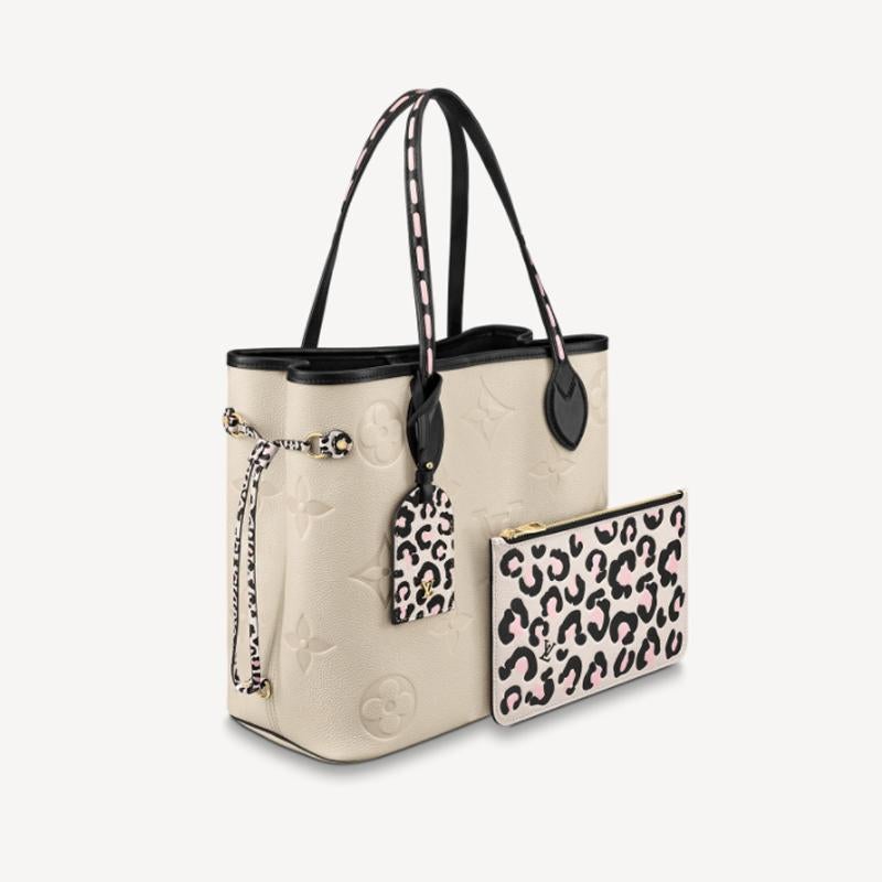 【Louis Vuitton】ネヴァーフル MM 長財布 2点セット お得 Ref:M58525+M80481