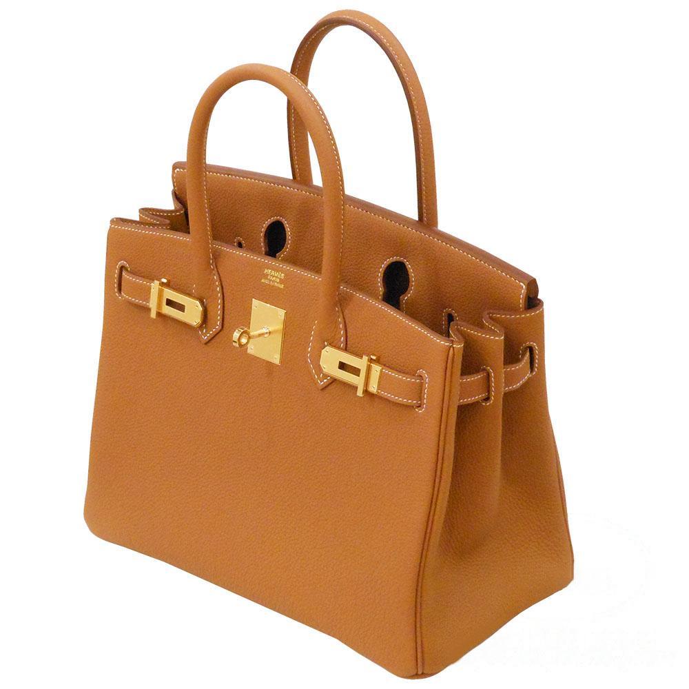 【HERMES】エルメス バーキン 30cm トゴ ゴールド金具