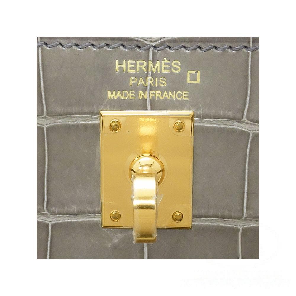 【HERMES】エルメス ケリー 25cm クロコダイル ゴールド金具