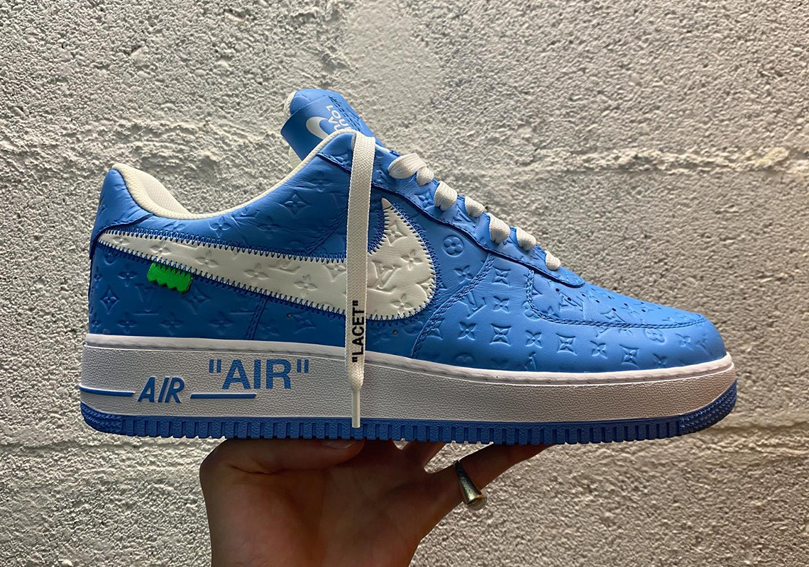 All Eight Louis Vuitton Nike Air Force 1 Friends & Family Colors