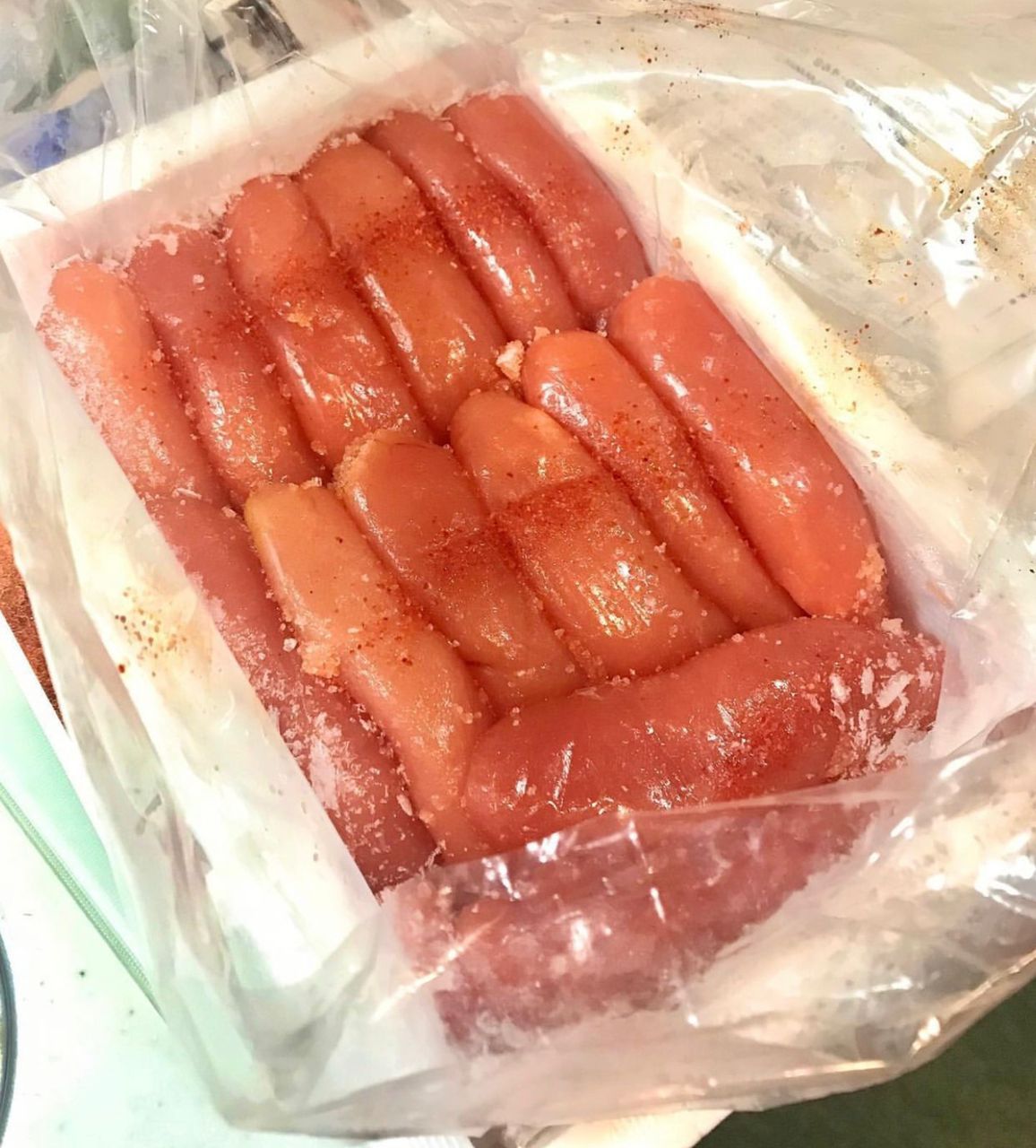 Spicy Cod Roe (Karashi Mentaiko) 1kg X 12pcs (12Kg Box)