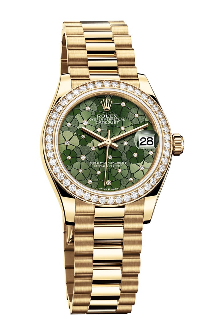 Rolex Datejust 31 Oyster, 31 mm, diamonds and yellow gold M278288rbr-0038