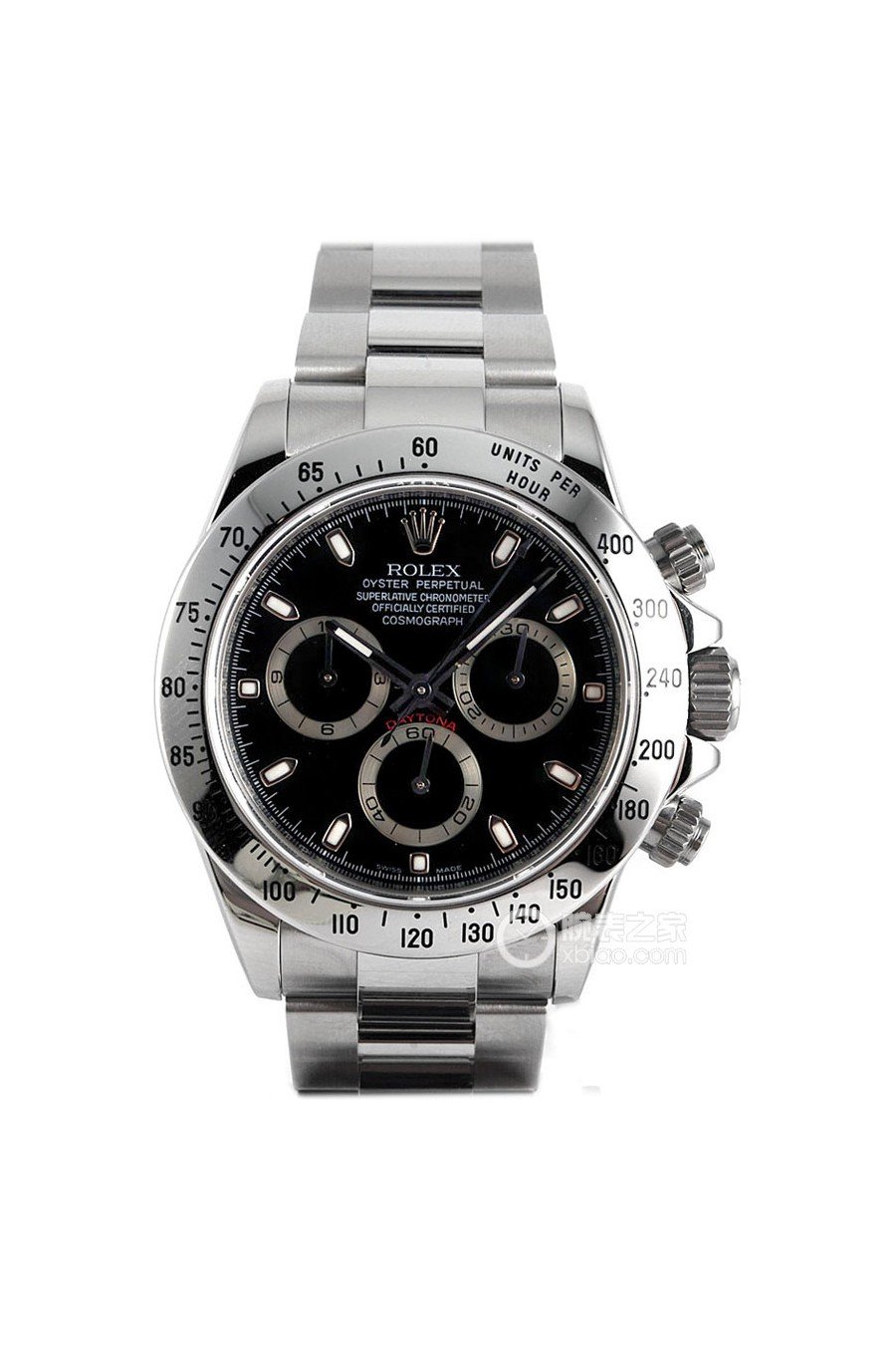 Rolex Cosmograph Daytona 116520-78590 Black Dial Watch (Black Steel Di)