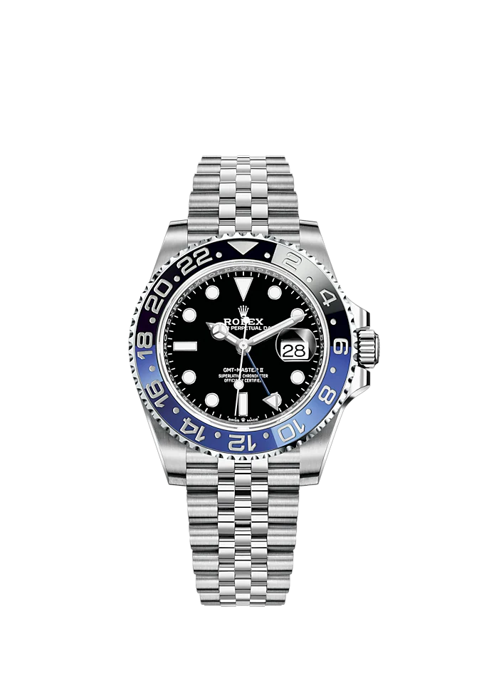 R0lex Greenwich II series m126710blnr-0002 watch (blue and black circle)
