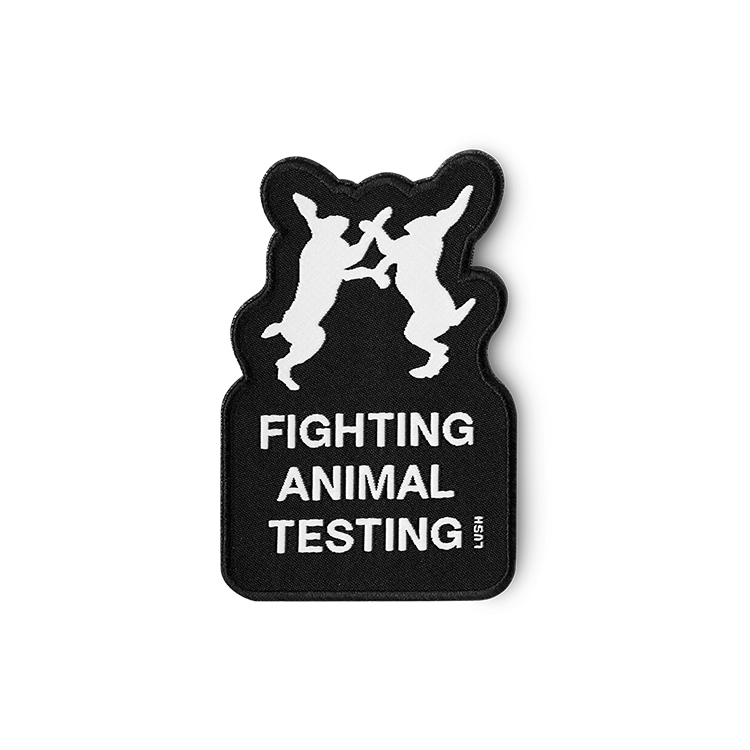 Fighting Animal Testing IRON-ON PATCH