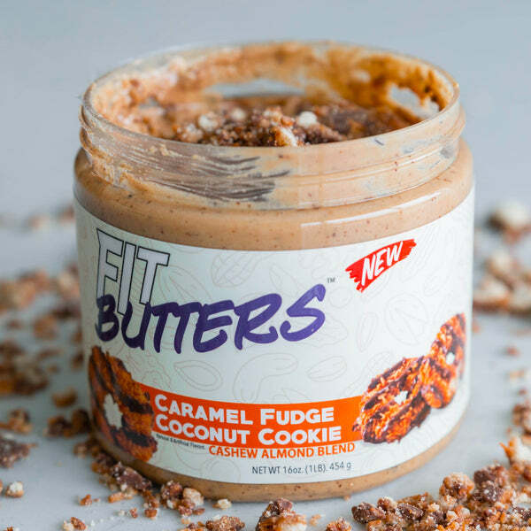 FitButters Caramel Fudge Coconut Cookie Cashew Almond Butter-The Supplement Haven