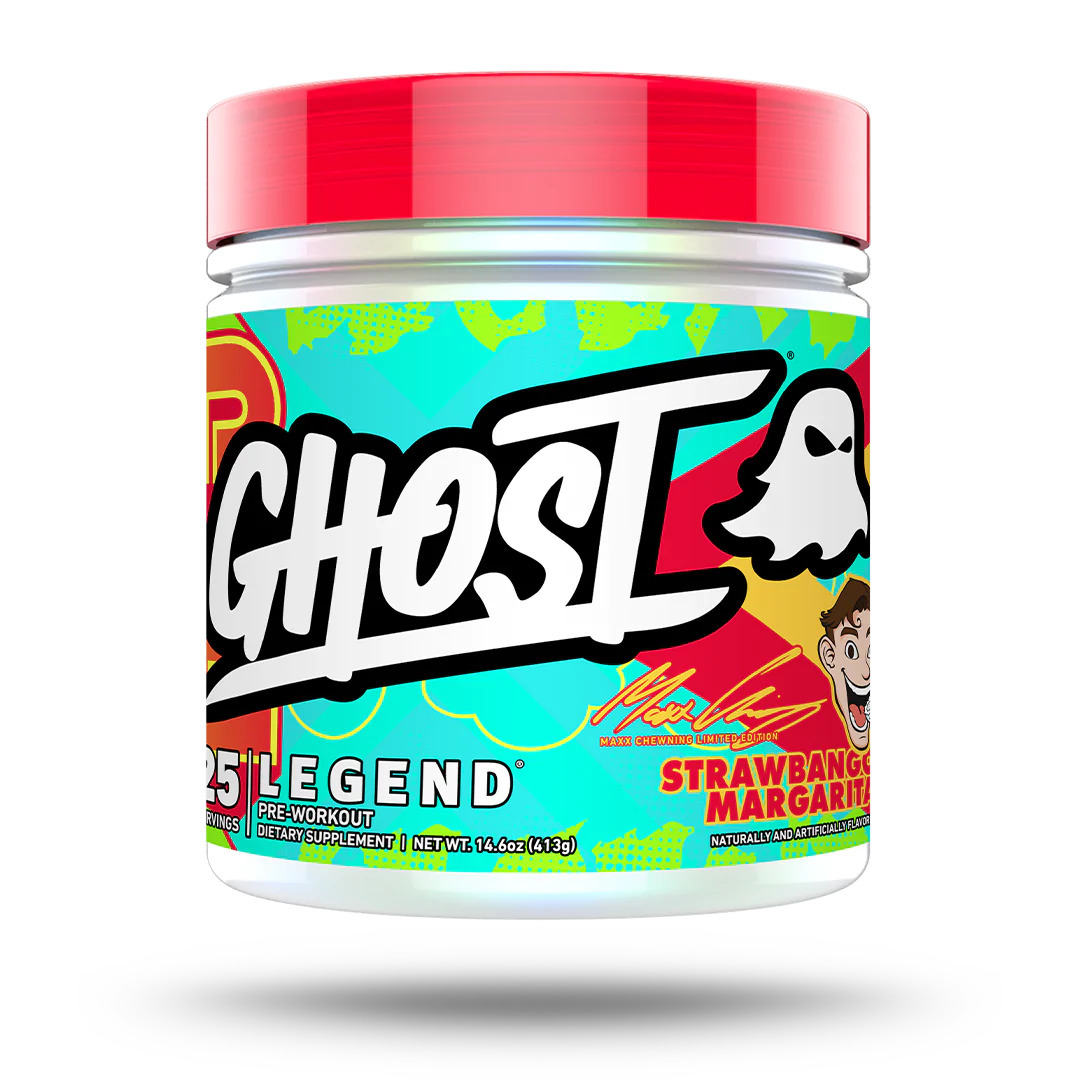 GHOST LEGEND® x MAXX CHEWNING PRE WORKOUT "STRAWBANGO™ MARGARITA" 🍓🥭