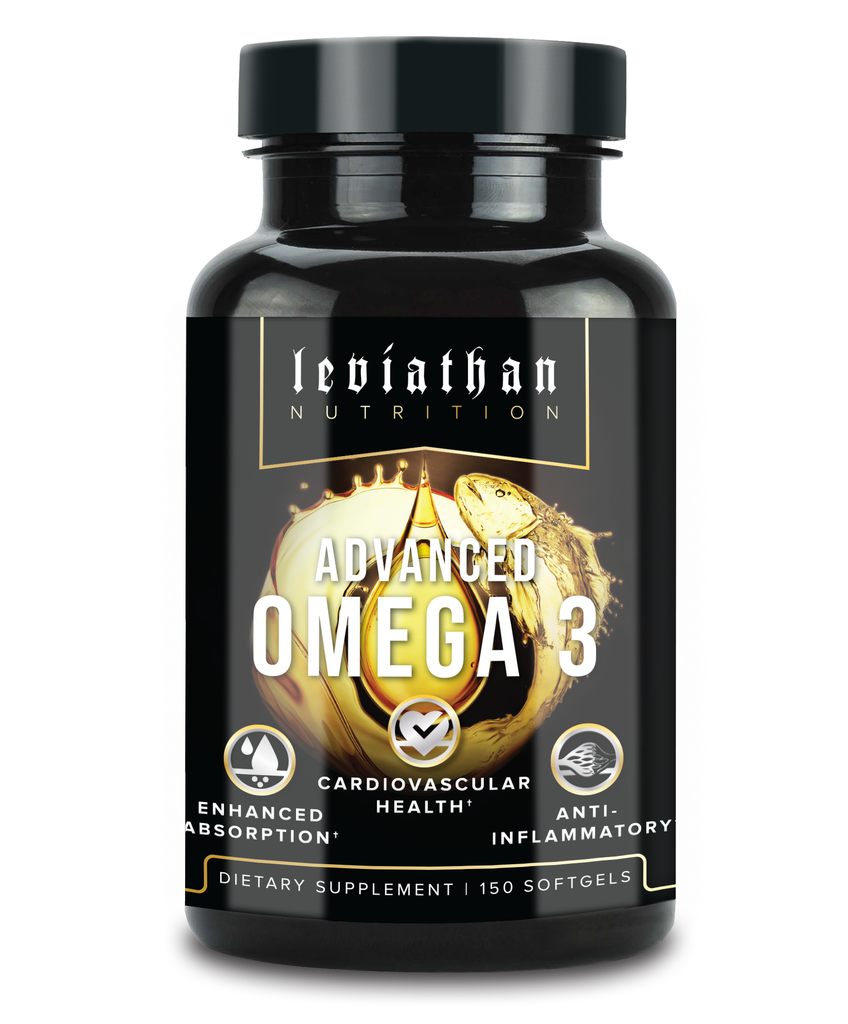 LEVIATHAN NUTRITION ADVANCED OMEGA 3 FISH OIL-The Supplement Haven