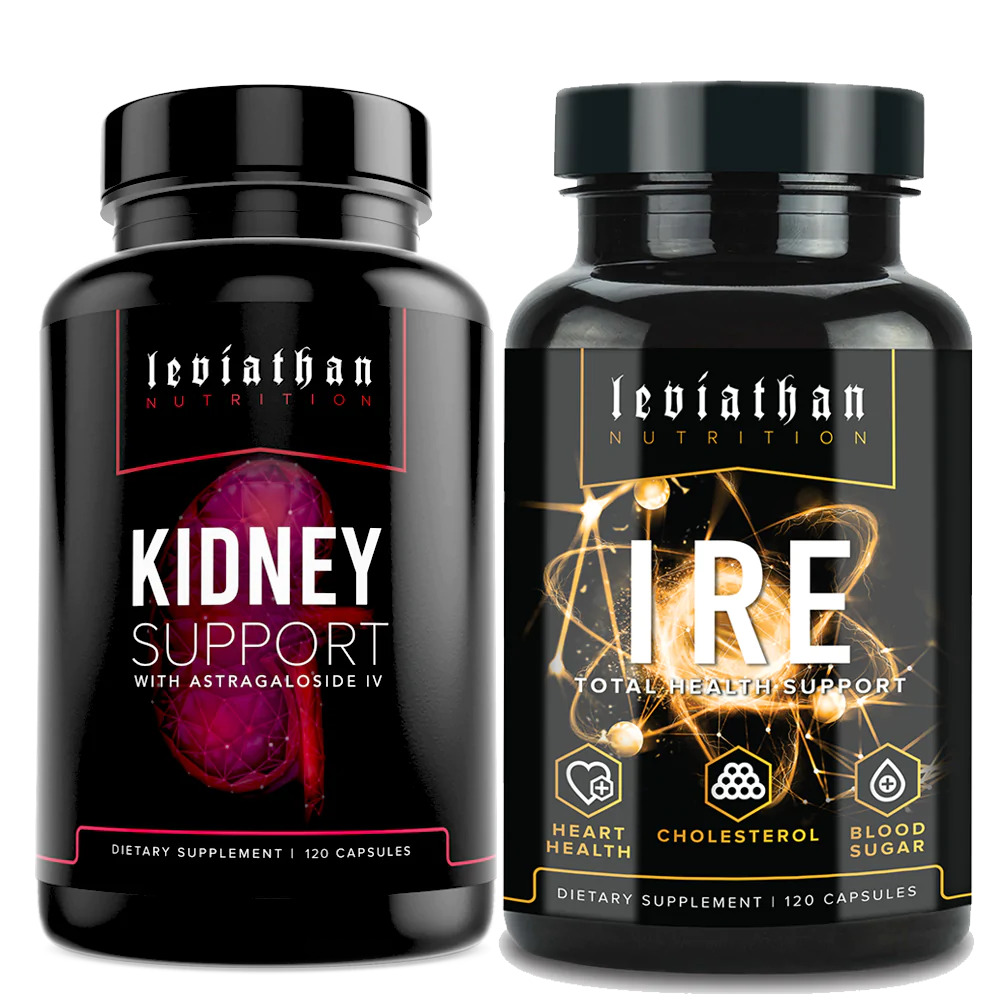 LEVIATHAN NUTRITION KIDNEY & GENERAL HEALTH STACK (KIDNEY SUPPORT + IRE)-The Supplement Haven