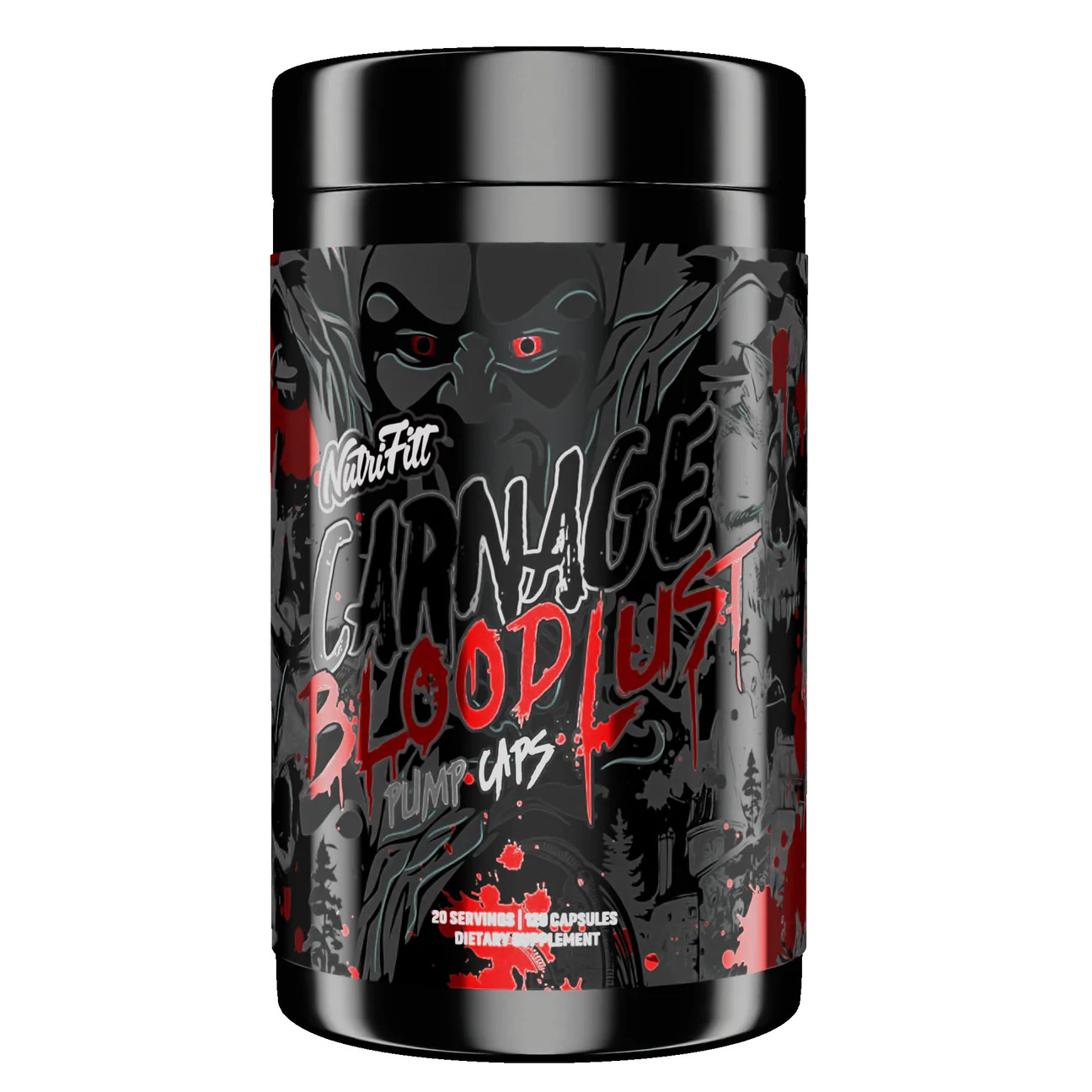 CARNAGE BLOODLUST PUMP CAPS (Pre Workout, Heart, Cardiovascular Health)-The Supplement Haven