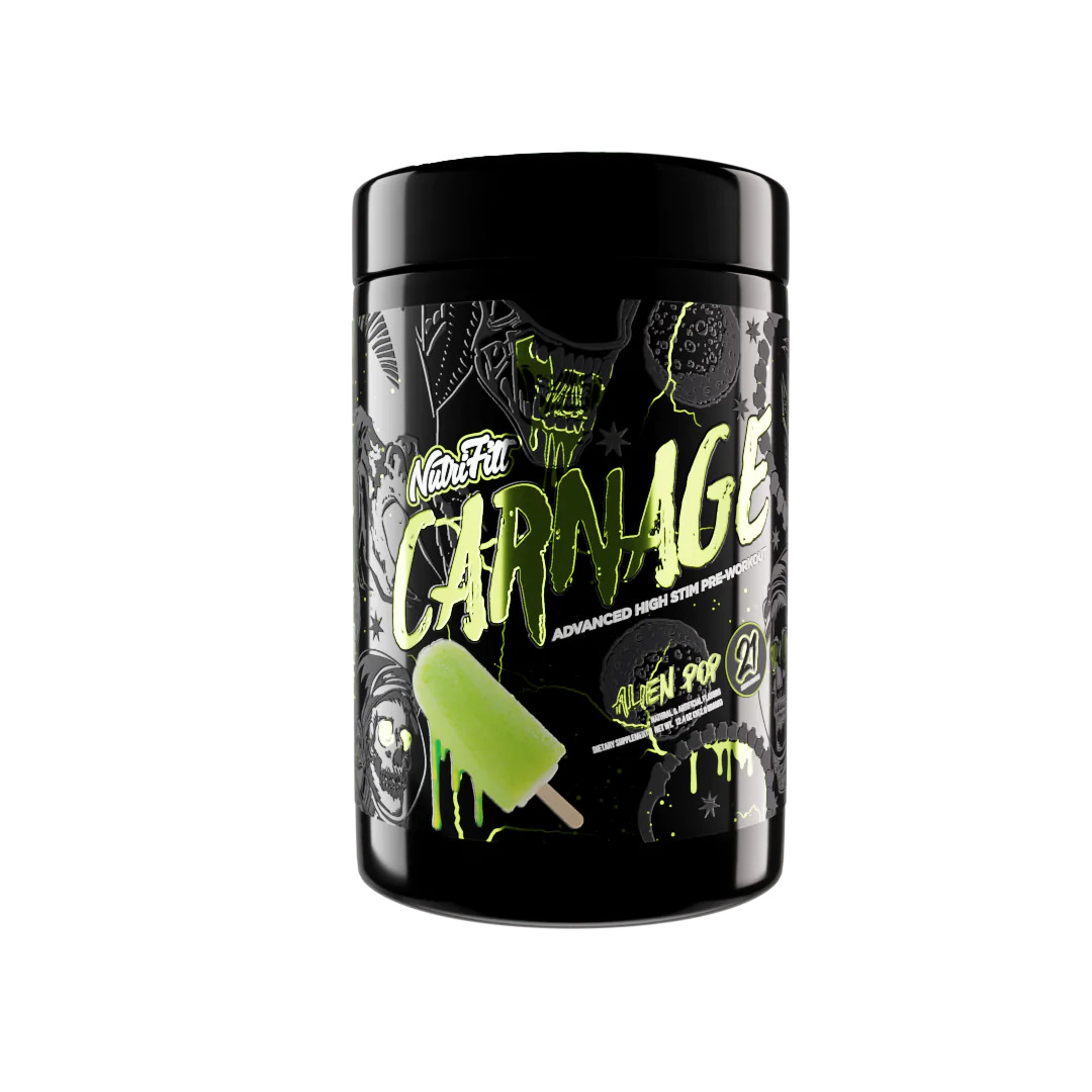 NUTRIFIT CARNAGE ADVANCED HIGH STIM PRE-WORKOUT-The Supplement Haven