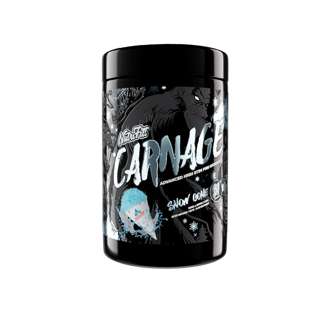 NUTRIFIT CARNAGE ADVANCED HIGH STIM PRE-WORKOUT-The Supplement Haven