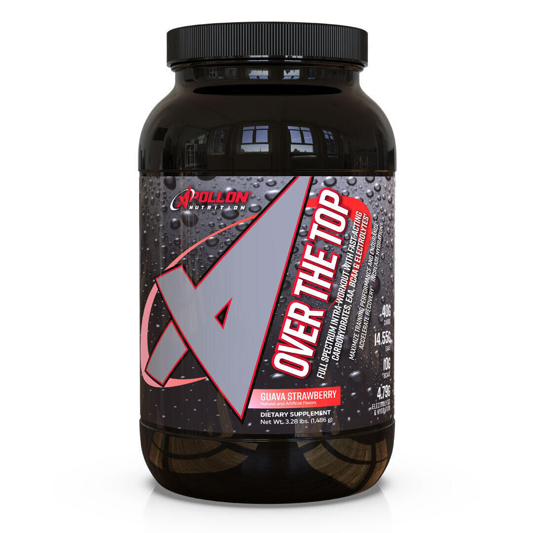 APOLLON NUTRITION OVER THE TOP - FULL SPECTRUM INTRA-WORKOUT WITH FAST ACTING CARBOHYDRATES /EAA /BCAA/ELECTROLYTES + CREATINE 20/ 40 serv-The Supplement Haven