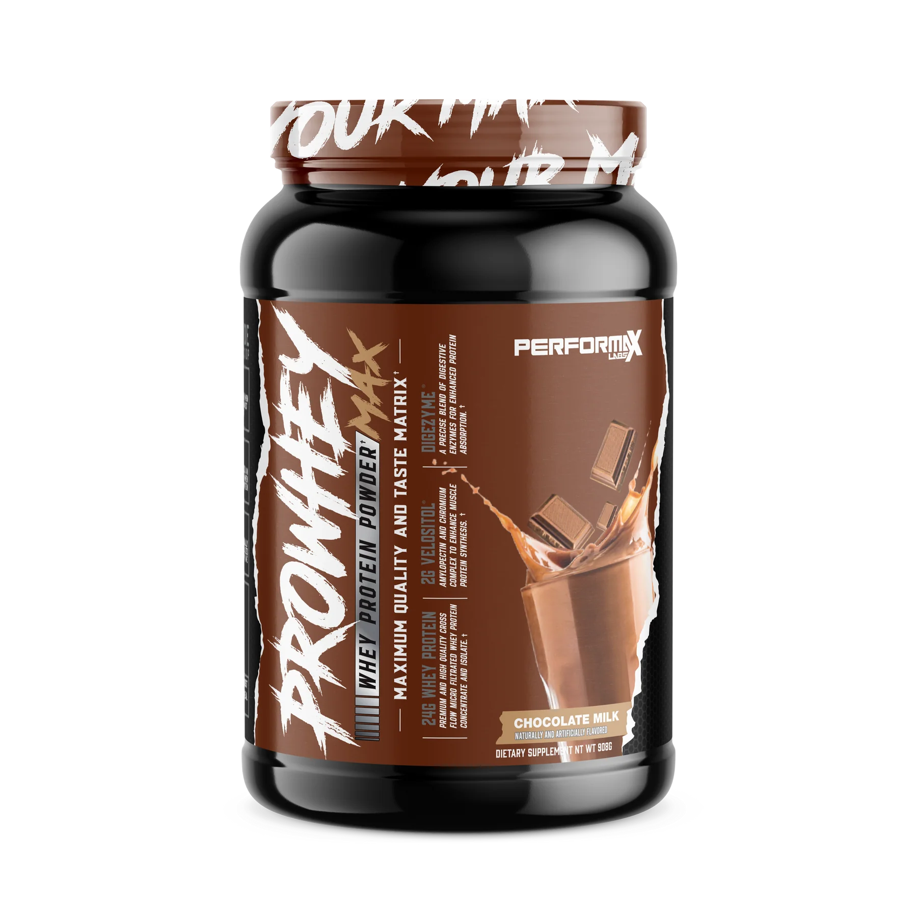 PERFORMAX LABS PROWHEYMAX | WHEY PROTEIN BLEND (27 Servings, Protein Boosted by Velositol and DigeZyme)-The Supplement Haven