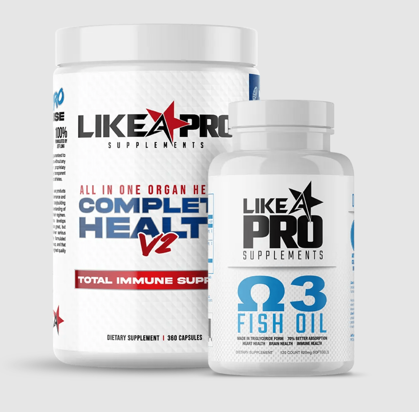 Like A Pro Supplements Complete Health Stack V2-The Supplement Haven
