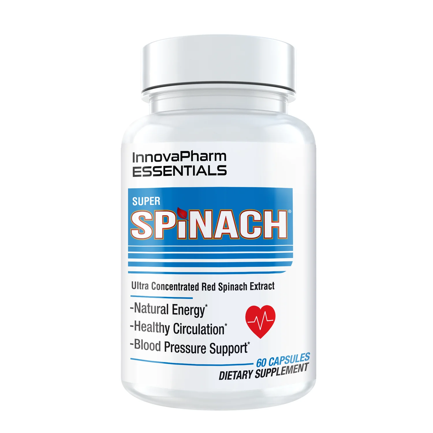 InnovaPharm Super Spinach Caps: Potent Spinach Extract for Enhanced Cardiovascular Performance and Health-The Supplement Haven