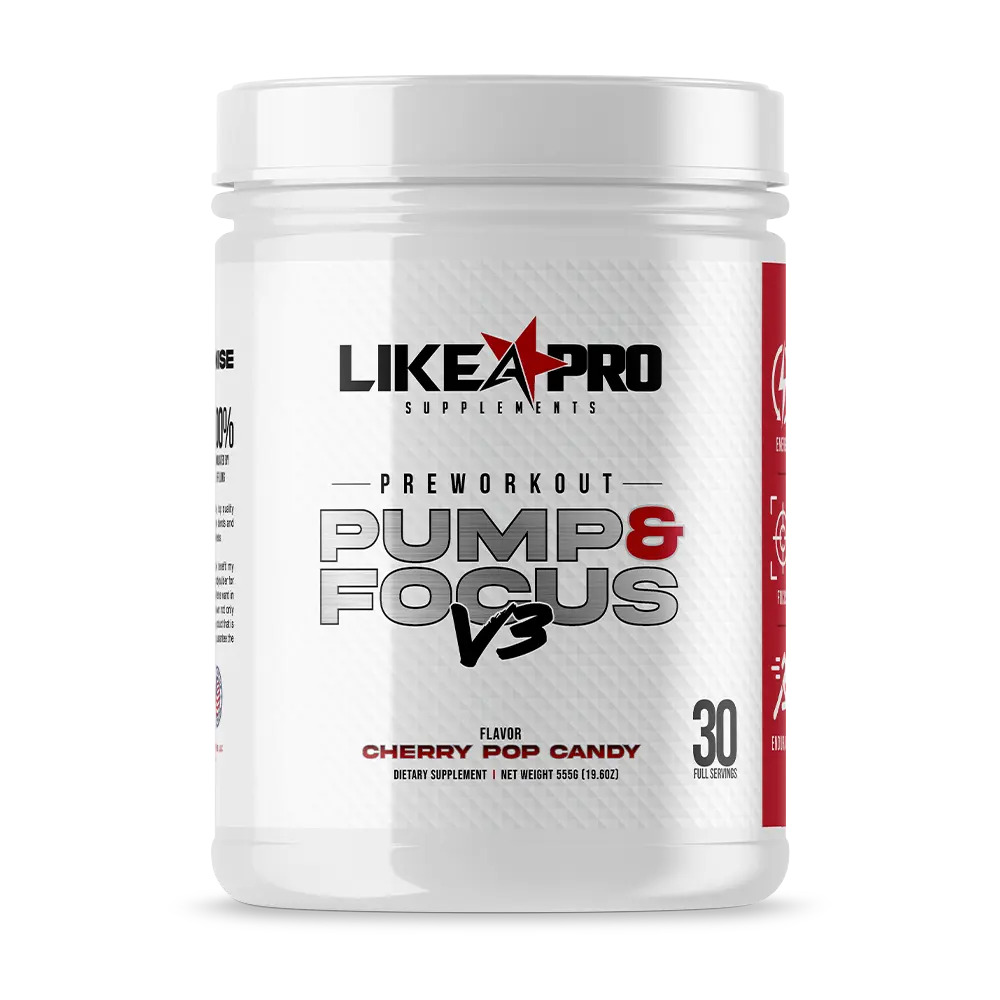 Like A Pro Supplements  Pump + Focus 3.0 Pre Workout-The Supplement Haven