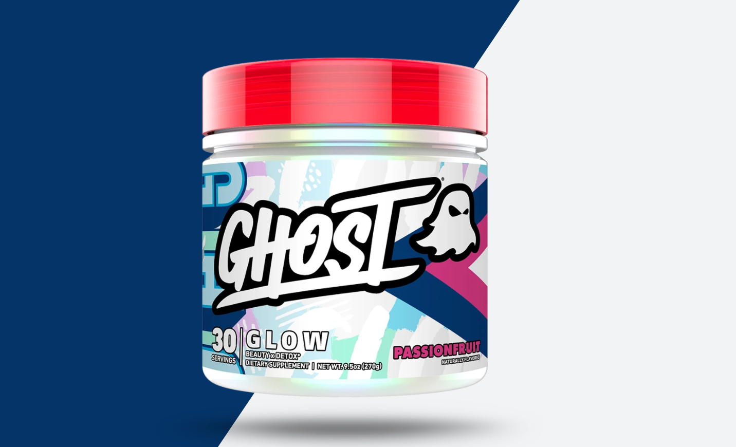 GHOST GLOW (BEAUTY+DETOX) PASSION FRUIT FLAVOR-The Supplement Haven