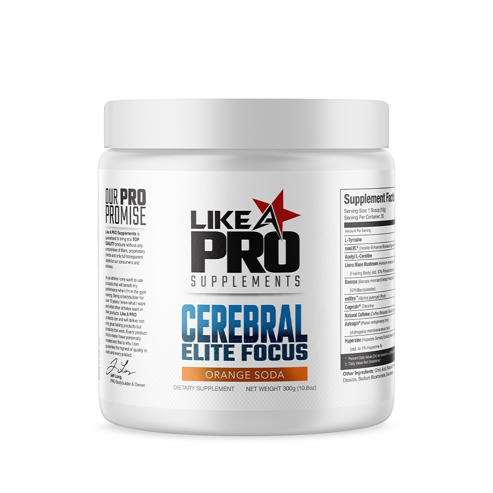 Like A Pro Supplements Cerebral Nootropic (Ultimate Focus and Brain Health)-The Supplement Haven